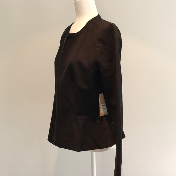 Nordstrom Halogen black peplum jacket - Picture 3 of 7